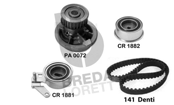 Water Pump & Timing Belt Kit (KPA0700B)
