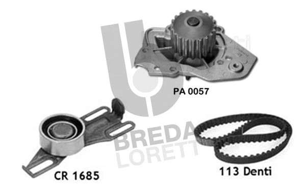 Water Pump & Timing Belt Kit (KPA0113A)