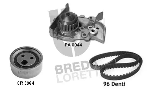 Water Pump & Timing Belt Kit (KPA0371A)