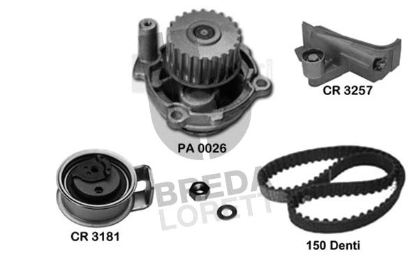 Water Pump & Timing Belt Kit (KPA0683A)