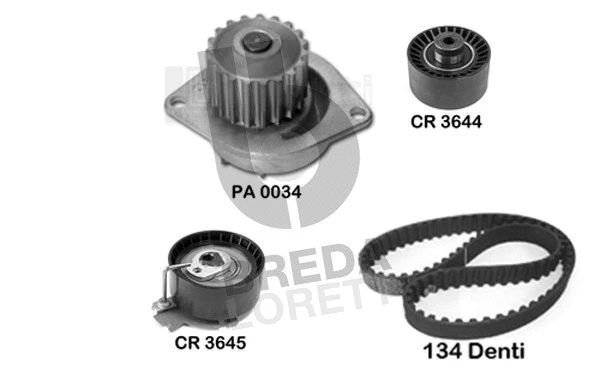 Water Pump & Timing Belt Kit (KPA0081A)