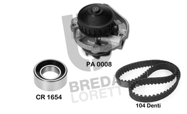 Water Pump & Timing Belt Kit (KPA0711A)
