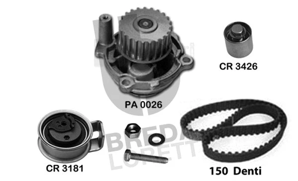 Water Pump & Timing Belt Kit (KPA0629A)