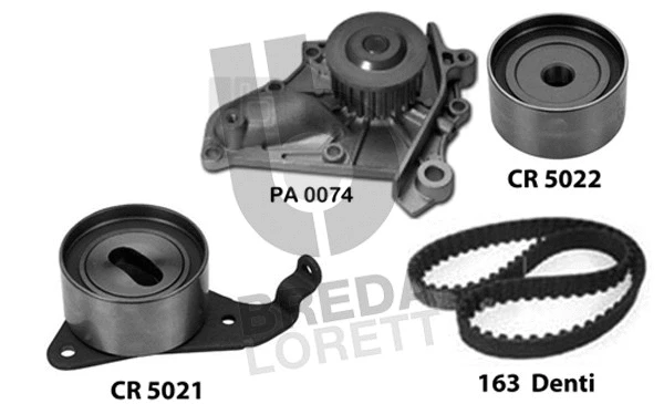 Water Pump & Timing Belt Kit (KPA0669A)