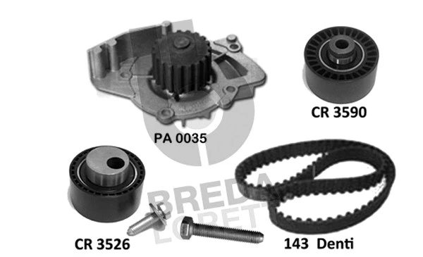 Water Pump & Timing Belt Kit (KPA0778A)