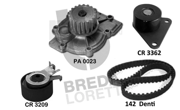 Water Pump & Timing Belt Kit (KPA0671A)