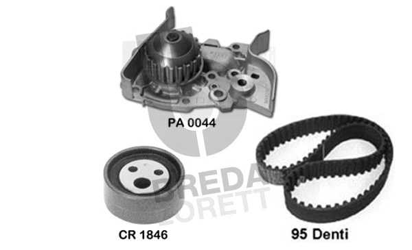 Water Pump & Timing Belt Kit (KPA0057B)