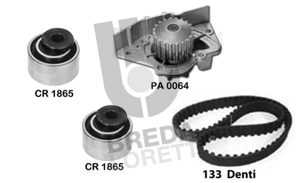 Water Pump & Timing Belt Kit (KPA0114A)