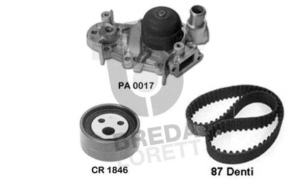 Water Pump & Timing Belt Kit (KPA0058A)