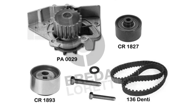 Water Pump & Timing Belt Kit (KPA0102C)