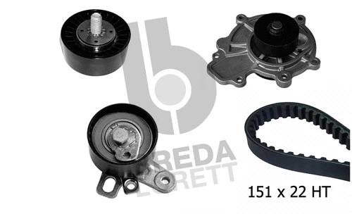 Water Pump & Timing Belt Kit (KPA0330A)