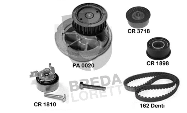 Water Pump & Timing Belt Kit (KPA0718C)