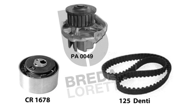 Water Pump & Timing Belt Kit (KPA0165A)