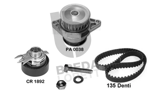 Water Pump & Timing Belt Kit (KPA0048A)