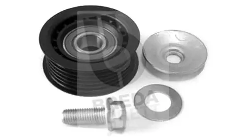 Deflection/Guide Pulley, V-ribbed belt (TOA3516)