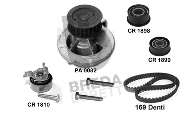 Water Pump & Timing Belt Kit (KPA0028D)