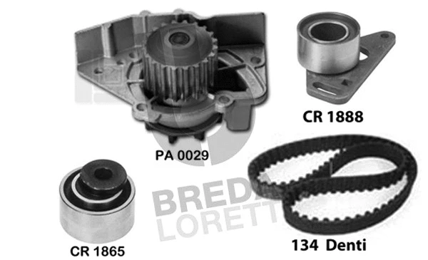 Water Pump & Timing Belt Kit (KPA0115A)