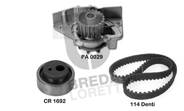 Water Pump & Timing Belt Kit (KPA0103A)