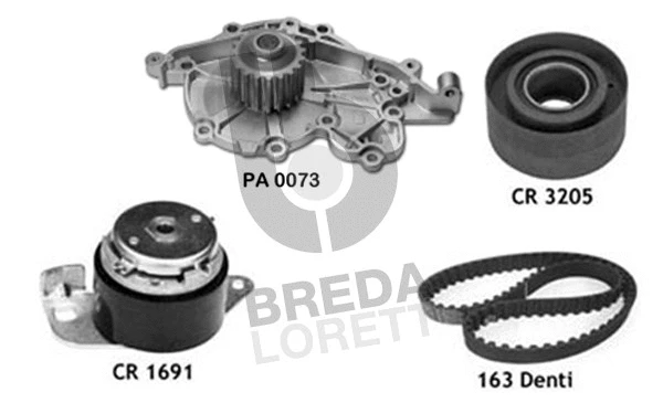 Water Pump & Timing Belt Kit (KPA0398A)