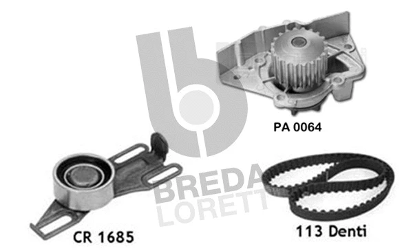Water Pump & Timing Belt Kit (KPA0113C)
