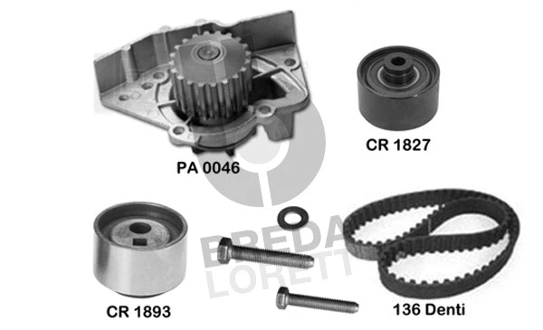 Water Pump & Timing Belt Kit (KPA0102B)