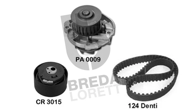 Water Pump & Timing Belt Kit (KPA0100A)