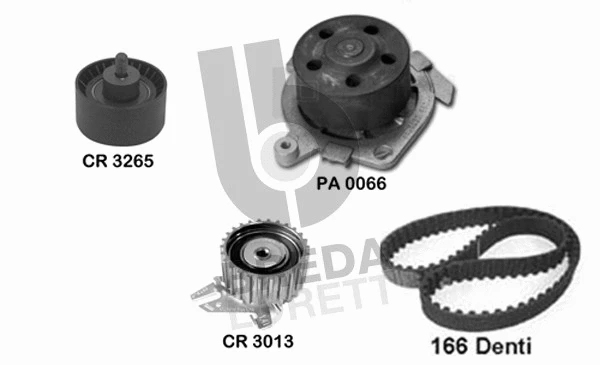 Water Pump & Timing Belt Kit (KPA0589A)