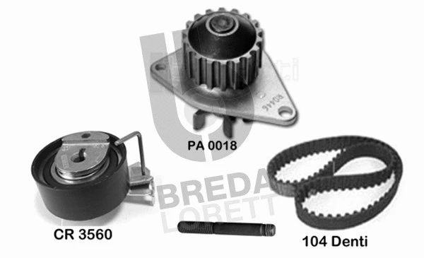 Water Pump & Timing Belt Kit (KPA0647B)