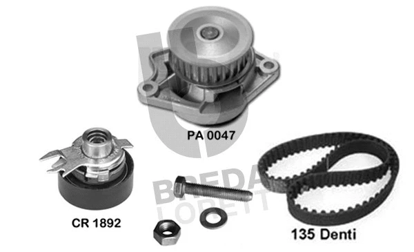 Water Pump & Timing Belt Kit (KPA0048B)