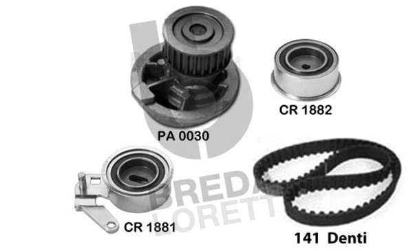 Water Pump & Timing Belt Kit (KPA0700C)