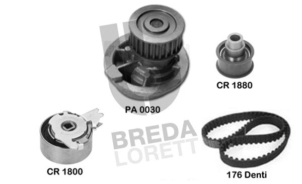 Water Pump & Timing Belt Kit (KPA0021A)