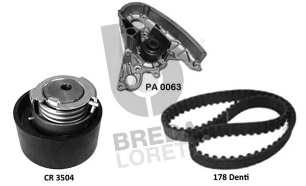 Water Pump & Timing Belt Kit (KPA0729A)