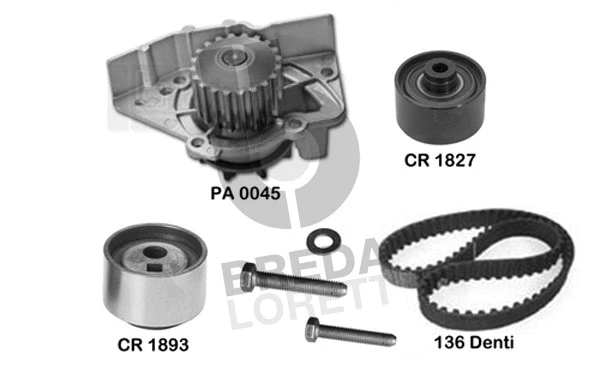 Water Pump & Timing Belt Kit (KPA0102A)