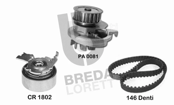 Water Pump & Timing Belt Kit (KPA0643C)