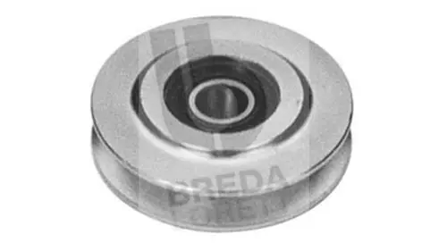 Deflection/Guide Pulley, V-ribbed belt (POA1442)