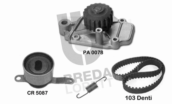 Water Pump & Timing Belt Kit (KPA0175A)