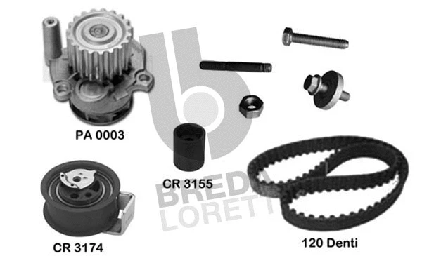 Water Pump & Timing Belt Kit (KPA0723B)