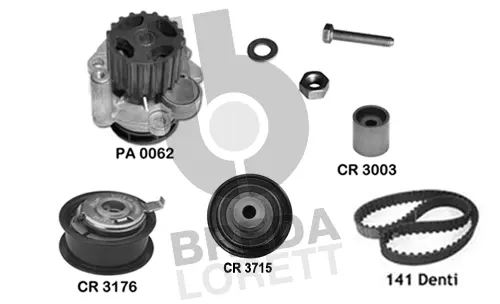 Water Pump & Timing Belt Kit (KPA0050B)