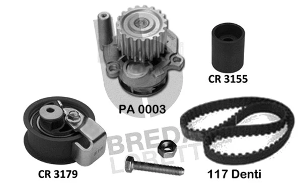 Water Pump & Timing Belt Kit (KPA0769A)