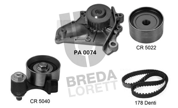 Water Pump & Timing Belt Kit (KPA0211A)