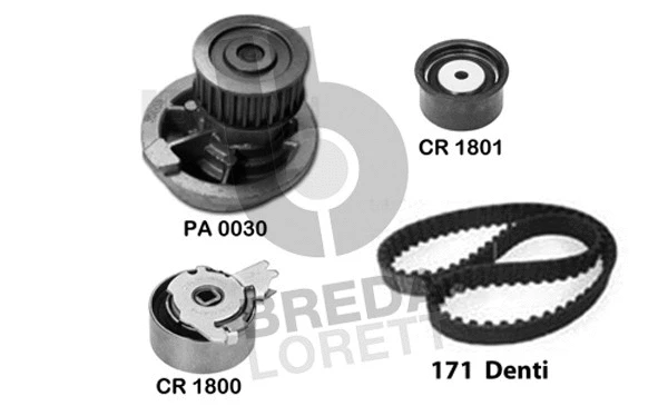 Water Pump & Timing Belt Kit (KPA0368A)