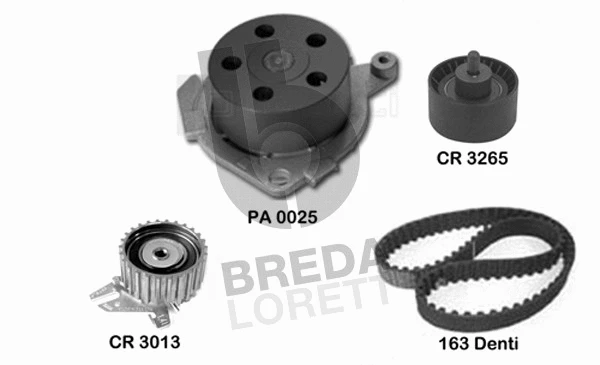 Water Pump & Timing Belt Kit (KPA0588A)