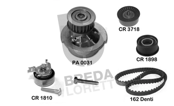 Water Pump & Timing Belt Kit (KPA0718A)