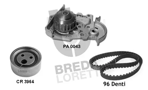 Water Pump & Timing Belt Kit (KPA0371B)