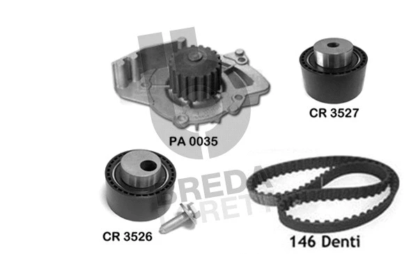 Water Pump & Timing Belt Kit (KPA0600A)