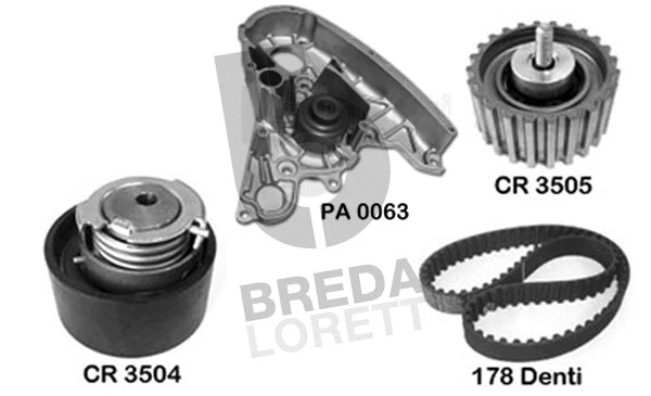 Water Pump & Timing Belt Kit (KPA0017A)