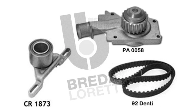 Water Pump & Timing Belt Kit (KPA0638A)