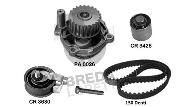 Water Pump & Timing Belt Kit (KPA0730A)