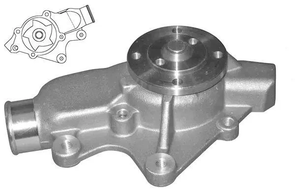 Water Pump, engine cooling (4626215)