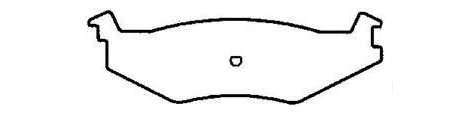 Brake Pad Set, disc brake (TS7303AM)